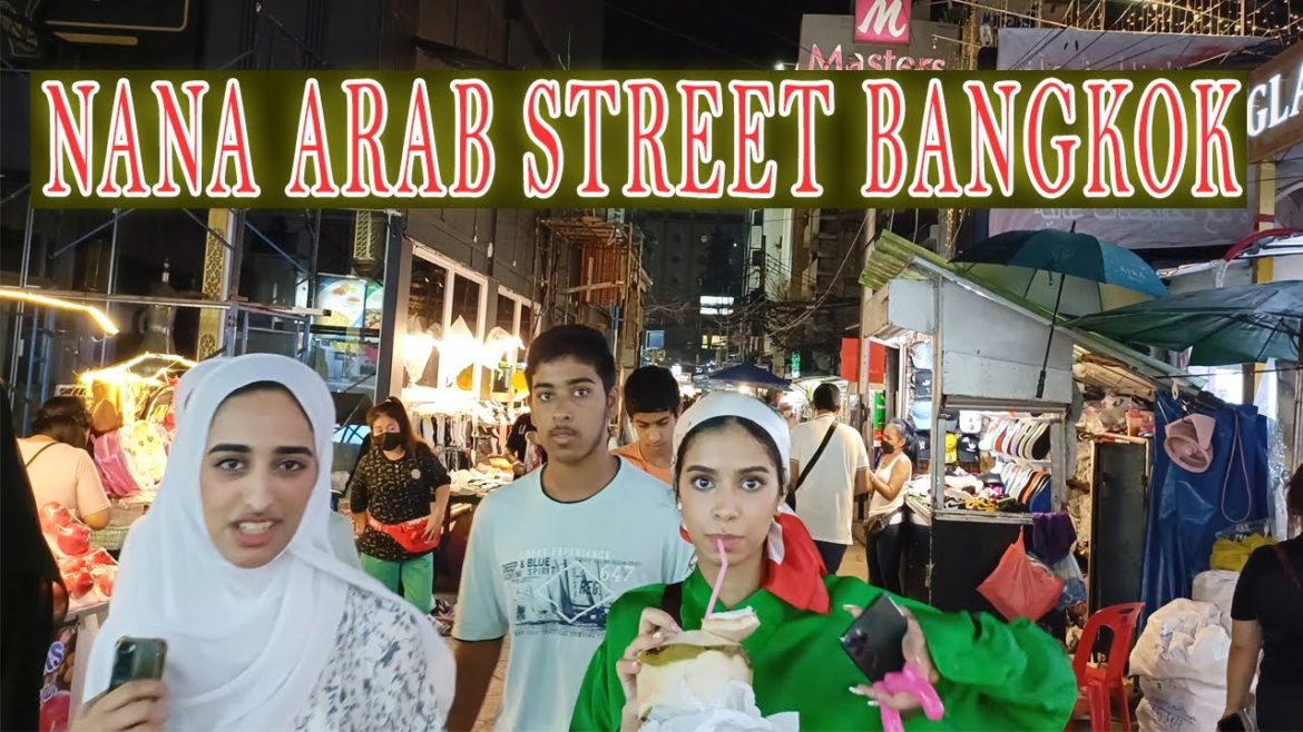 [4K]Where do Most Arabs stay in Bangkok - Sukhumvit soi 3 The Arabic street of Bangkok