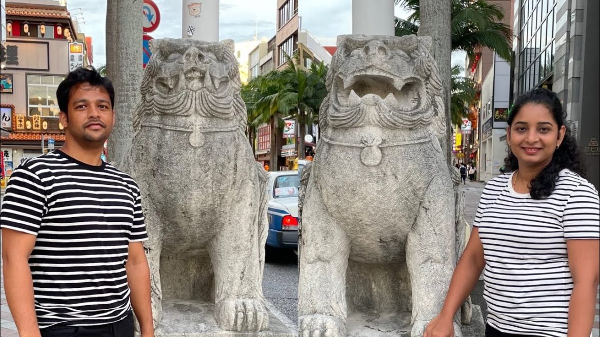 Okinawa Japan Islands, Parasail and Snorkel near Kerama Islands, Kokusai-dori in Naha city.