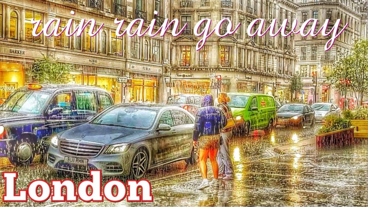 London Walk In Storming Rain Thunderstorms and hailstorms… London Walk In Storming Rain Thunderstorms and hailstorms…