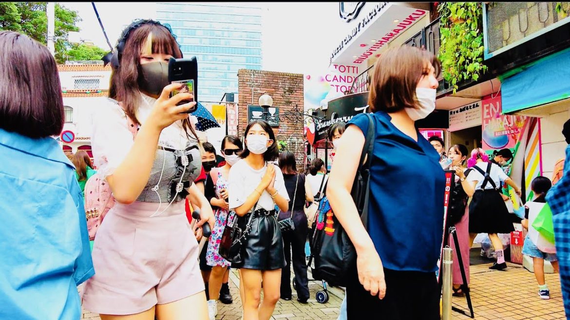 Tokyo Walk - Harajuku to Shibuya (▶ 55 min) | 4K 原宿 渋谷 東京散歩 August, 2022 | Japan City Walking Tour
