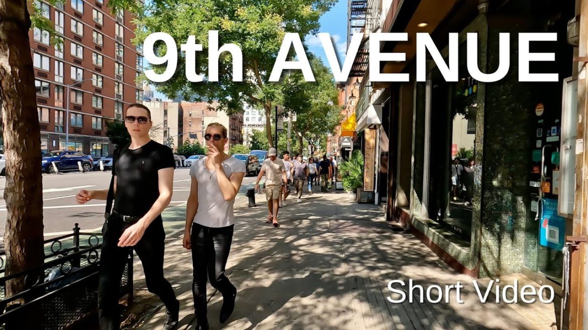 NEW YORK CITY Walking Tour [4K] 9th AVENUE (Short Video)