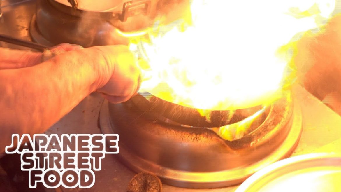 FIRE!!!!! Flame the ramen | Japanese Street Food
