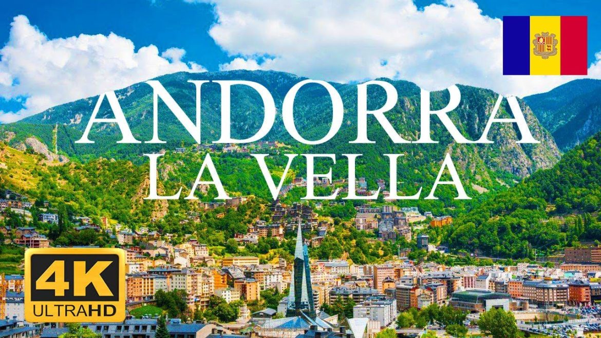 Andorra La Vella 🇦🇩 | ANDORRA | 4K WALK Video