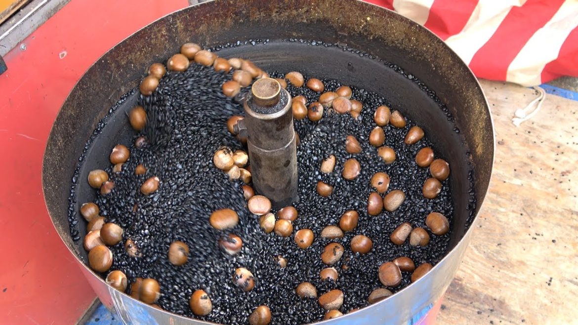 Sweet chestnut-Japanese street food