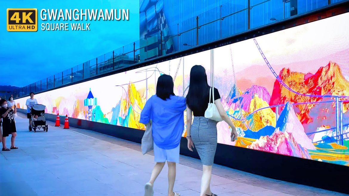 ใSeoul Gwanghwamun Square walkใReopened after 1 year and 9 months 4K ASMR EP74 ใSeoul Gwanghwamun Square walkใReopened after 1 year and 9 months 4K ASMR EP74