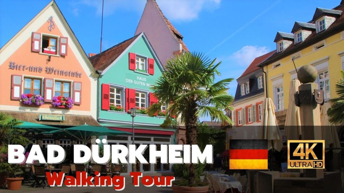 Walking Tour of BAD DÜRKHEIM 4K 🇩🇪 (60fps UHD)