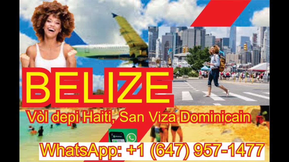 Belize Vòl depi Haiti San Viza Dominican, Airport Toussaint Louverture pou Belize, Gade fè malèt ou