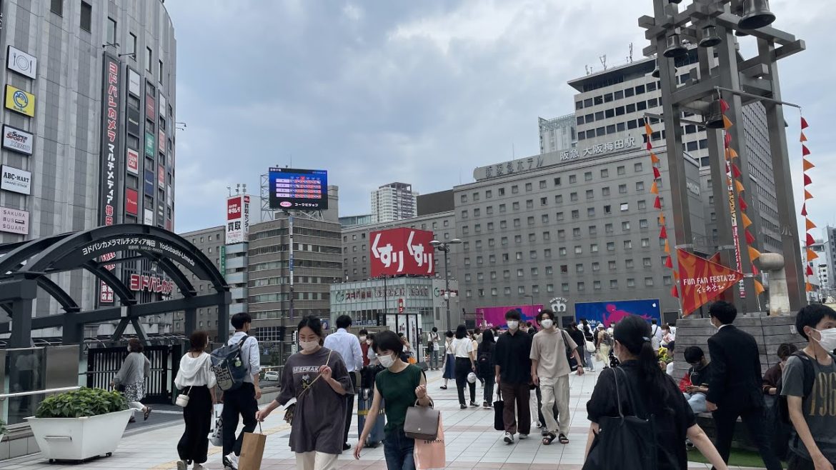 【4K】Osaka Walk🇯🇵/Umeda/梅田/イケア/大阪/散歩