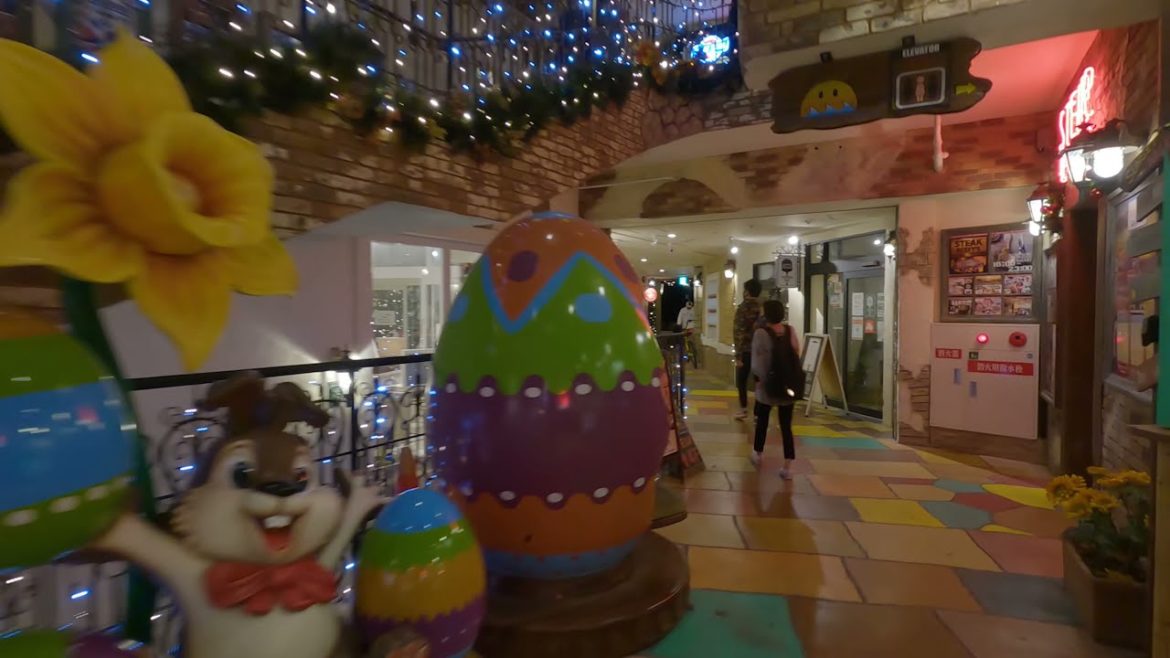 OKINAWA NIGHT - Mihama American Village, Japan【4K】