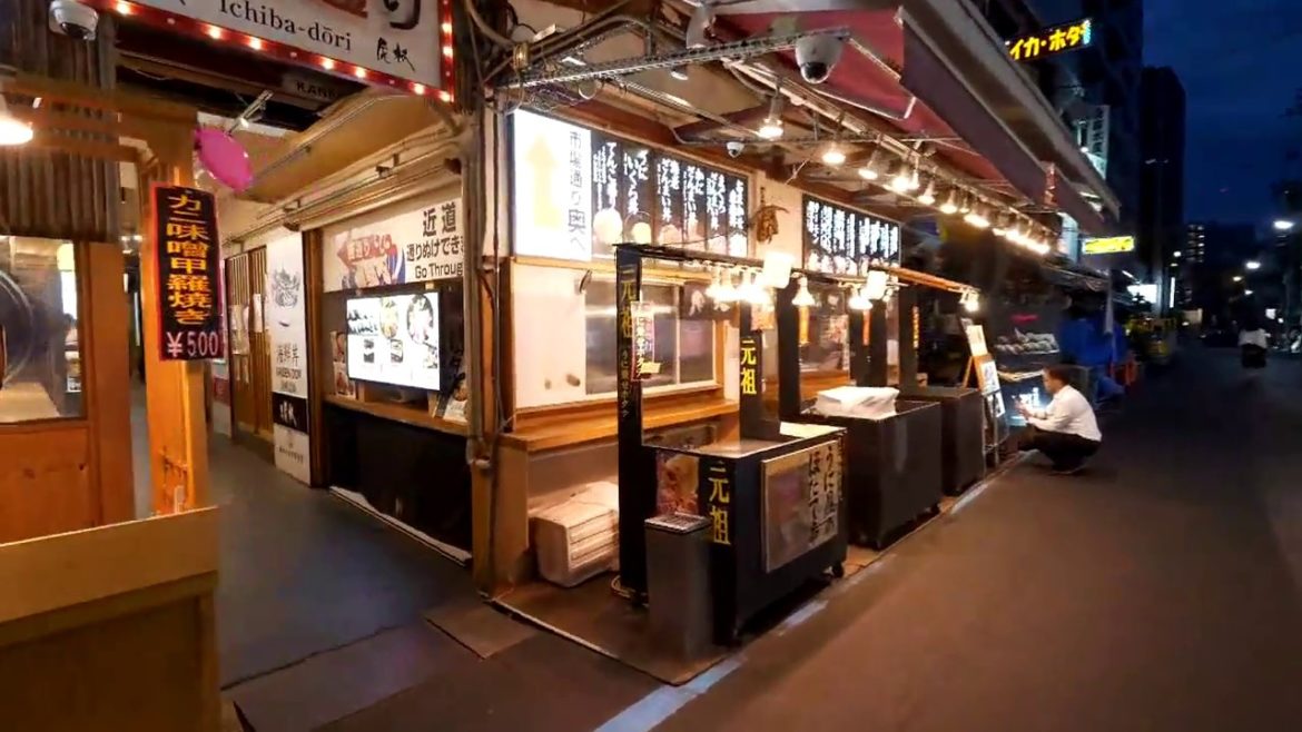 【Live】Redo Tsukiji-Tsukishima walk at night