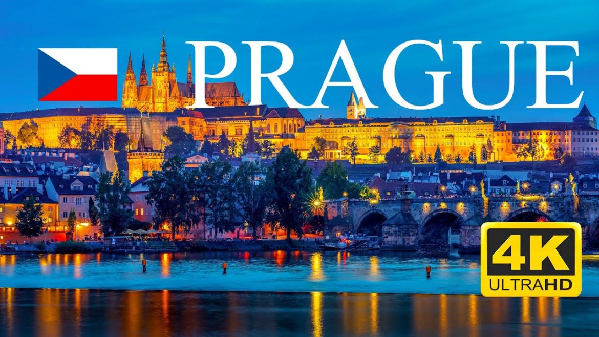 PRAGUE 🇨🇿 | Capital Of Czech Republic | 4K Drone View