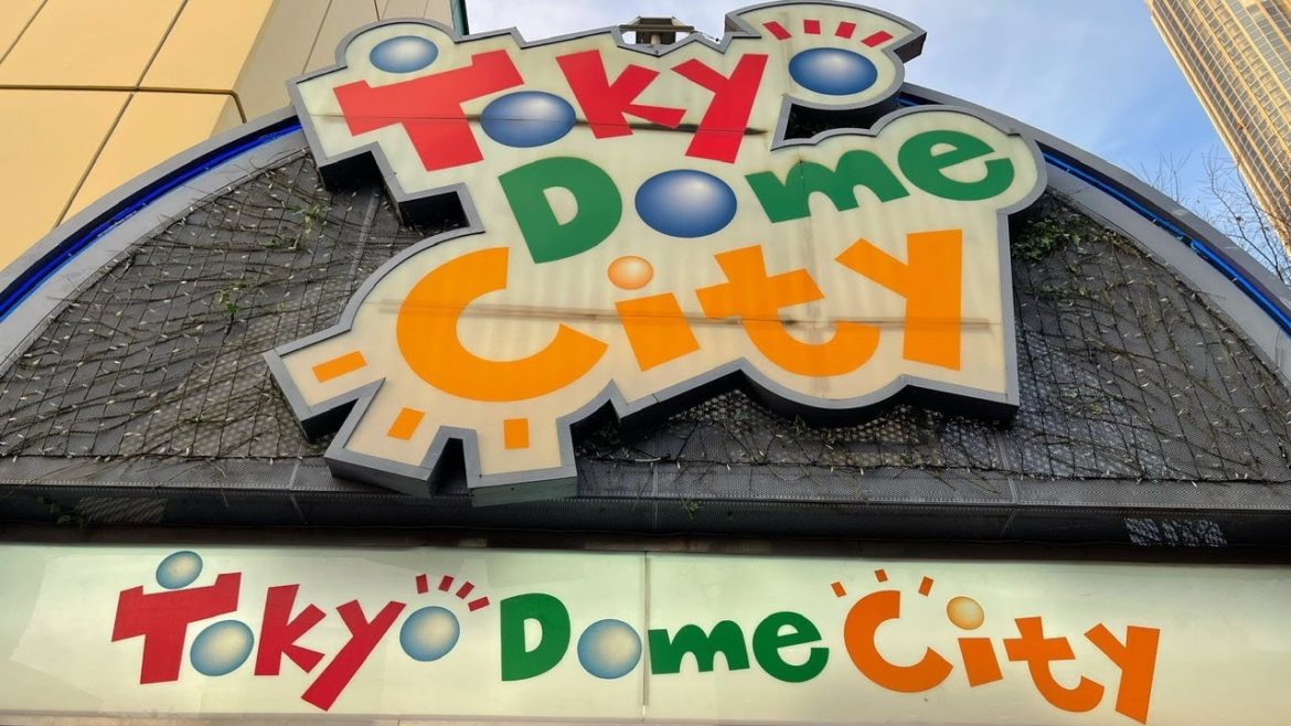 [4K] TOKYO DOME CITY ILLUMINATION AND ATTRACTIONS