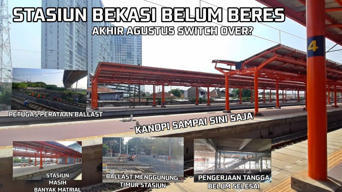 STASIUN BEKASI BELUM BERES⁉️UPDATE DOUBLE DOUBLE TRACK BEKASI - CAKUNG