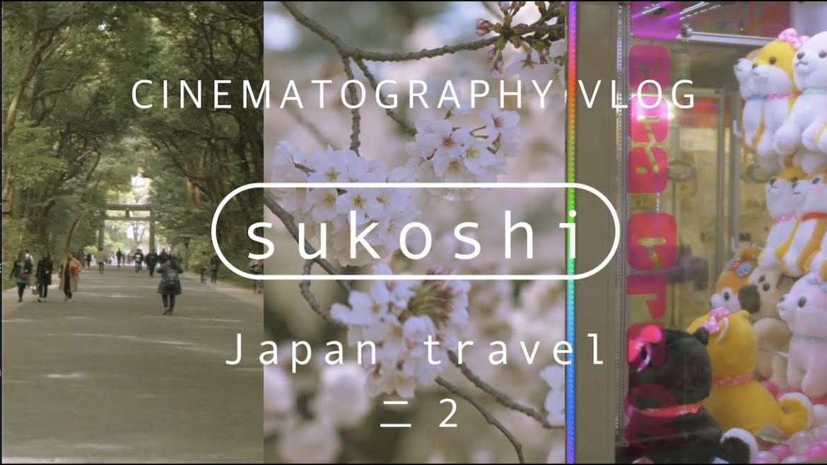 London to Japan | Forests, Sakura & Arcades | Sukoshi 少し二 | Tokyo, Japan | 4K Cinematography Travel