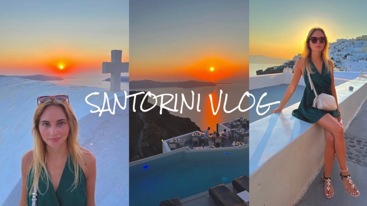 SANTORINI: tramonto, imerovigli, red beach, cibo & more | VLOG