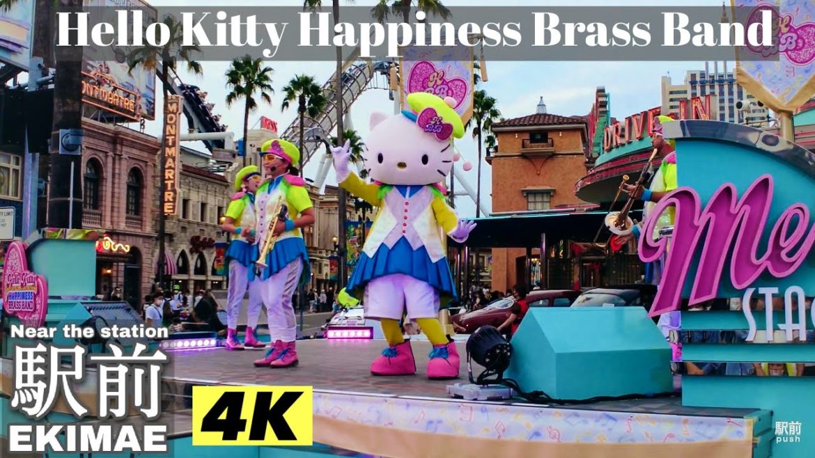 Hello Kitty Happiness Brass Band|ハローキティハピネスブラスバンド【4K】USJ walking tour Hello Kitty Happiness Brass Band|ハローキティハピネスブラスバンド【4K】USJ walking tour