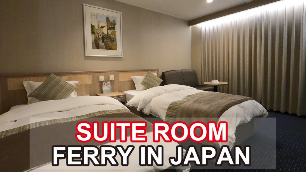 Gorgeous Suite Room on the overnight ferry from Kobe to Fukuoka in Japan