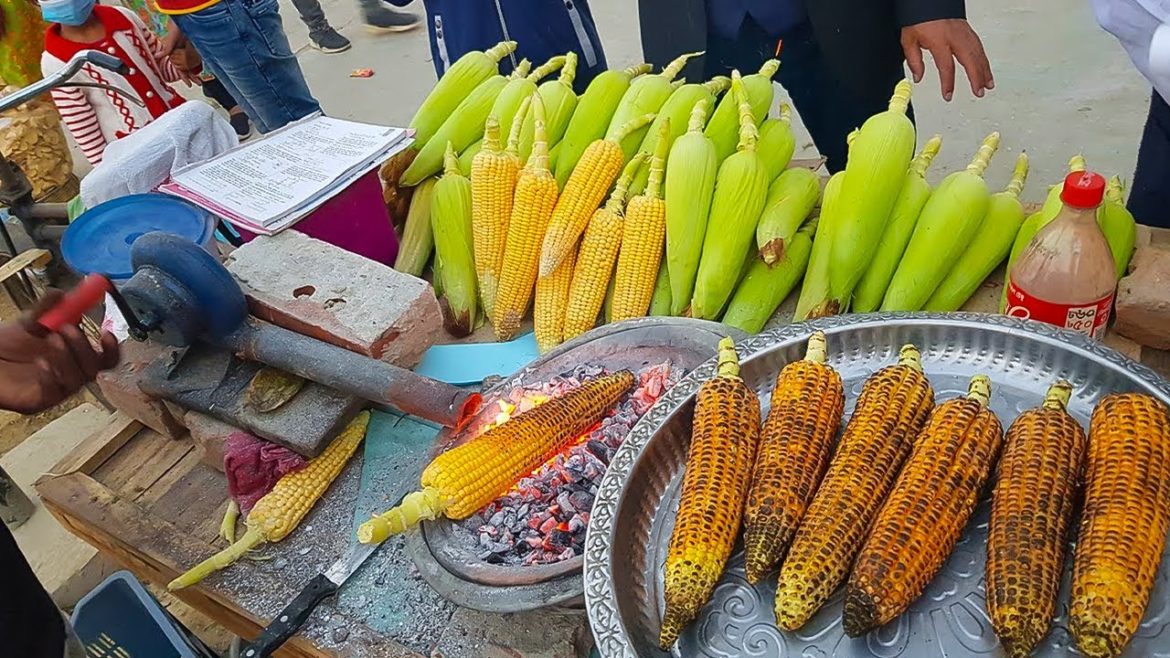 Amazing Live Fire Popcorn Fry | Popcorn Street Food | BD Street Food #street_food