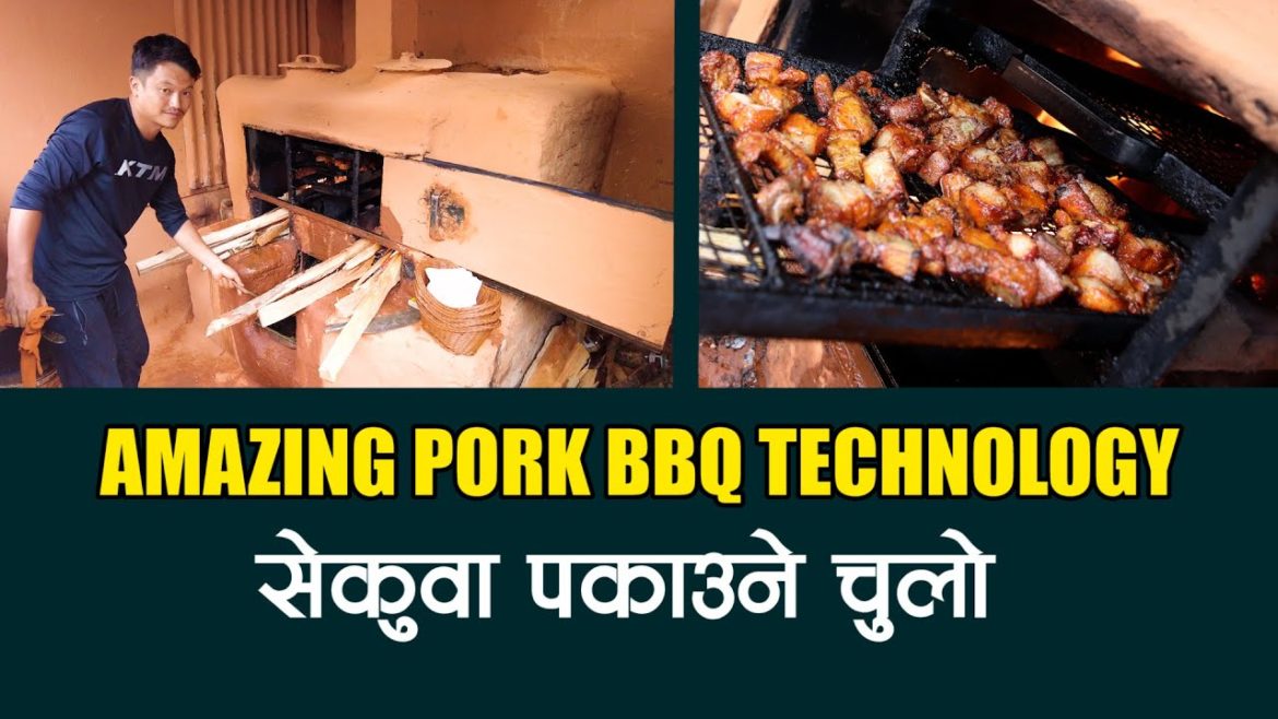 Nepal Street FOOD || Most Unique PORK BBQ || Pork Sekuwa recipe || Nepal 38