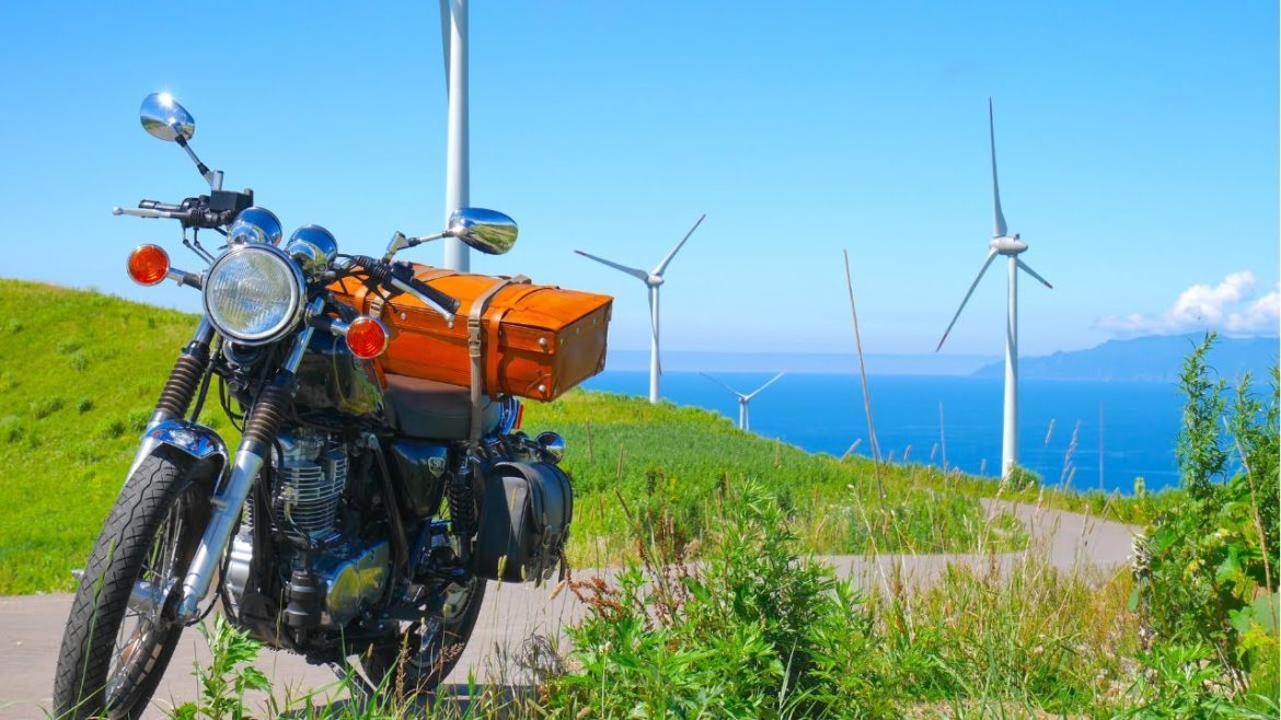 ここ絶景なのに人いなくて逆に怖いんですが…日帰り320km旅【SR400 北海道ツーリング】