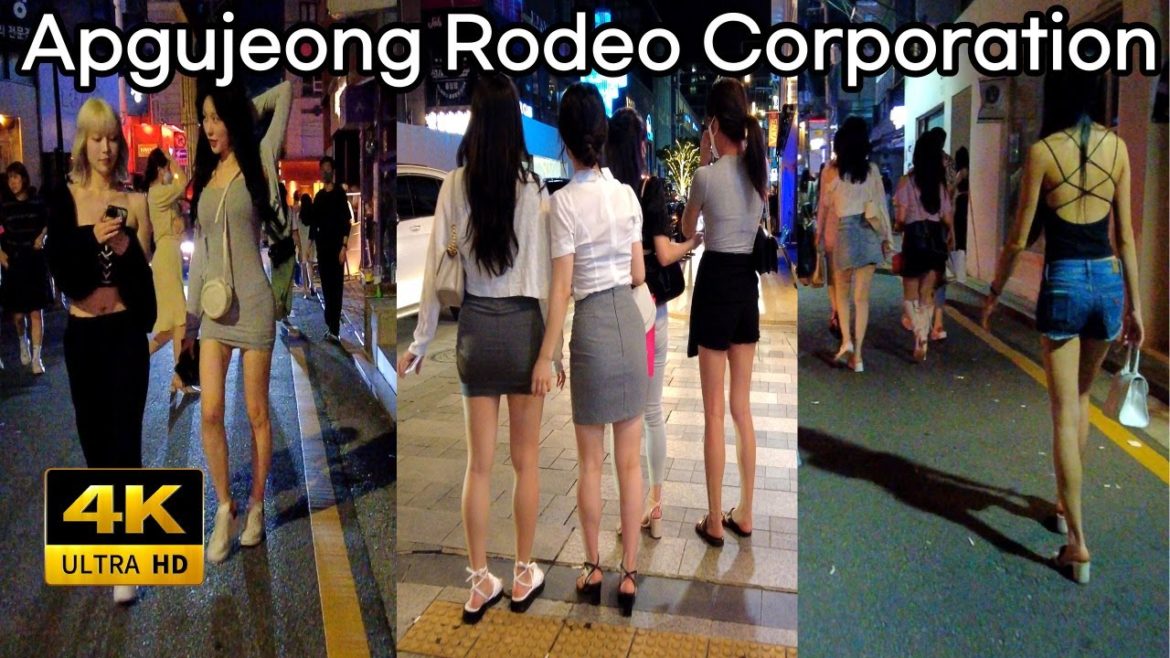 🇰🇷 [4K 내가 제일 잘나가 압구정동 로데오 거리 😎😎😎] 강남 로데오 거리를 함께 걸어주세요 😍😍😍아름다워라 😁😁😁GANGNAM/SEOUL/KOREA/JUST WALK