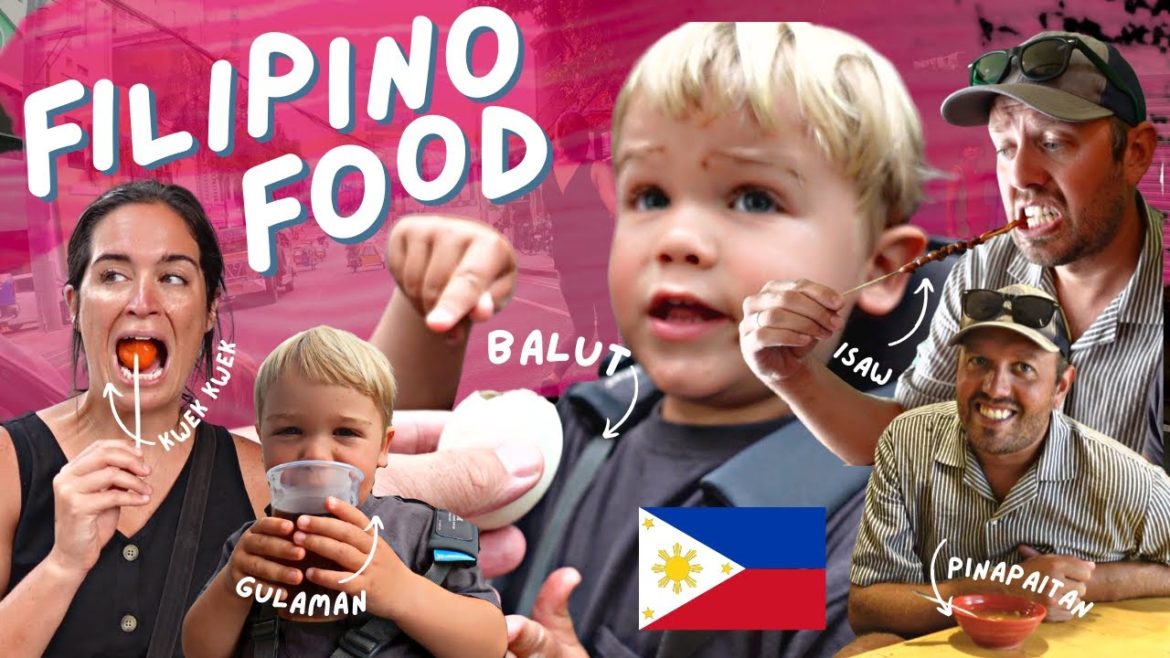 MANILA STREET FOOD TOUR 🇵🇭 (siomai, isaw, kwek kwek, sisig, pinapaitan & more)