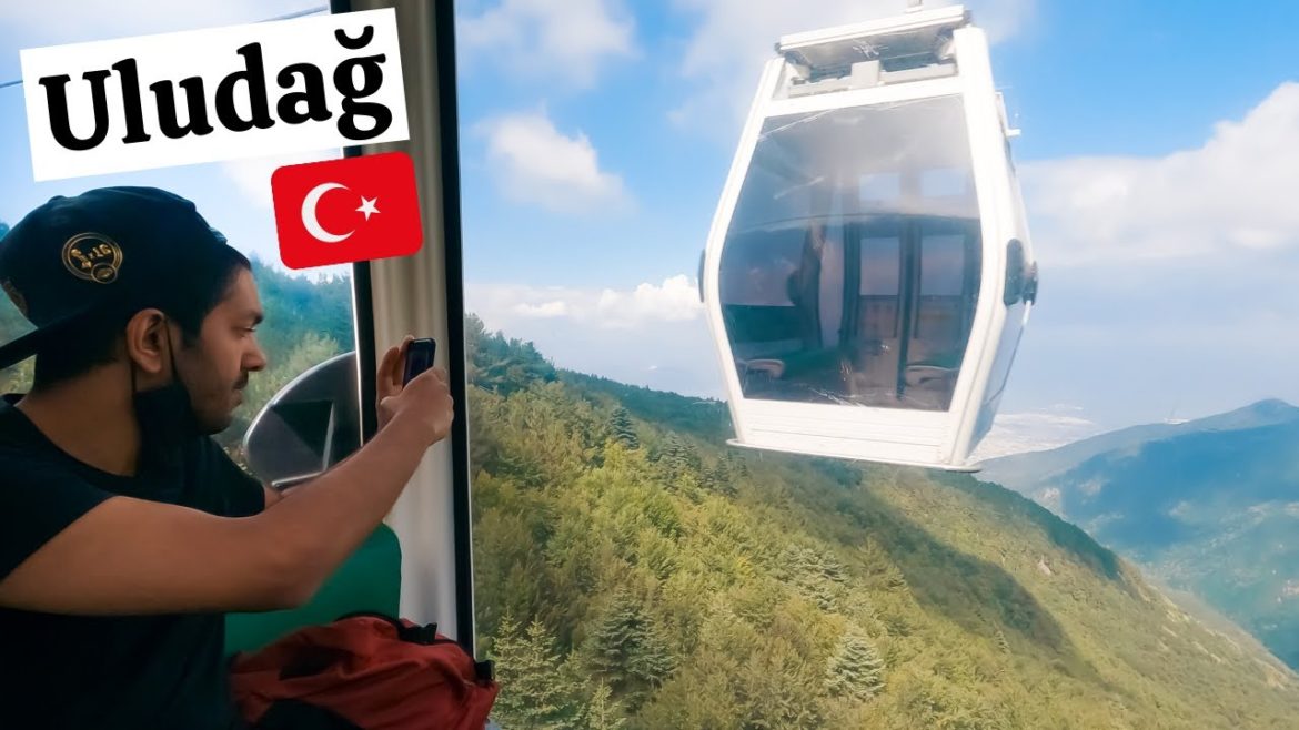 AMAZING ULUDAG TELEFERIK | We Walked Through a CLOUD in Uludağ! | Uludag Mountain Bursa Cable Car 🇹🇷