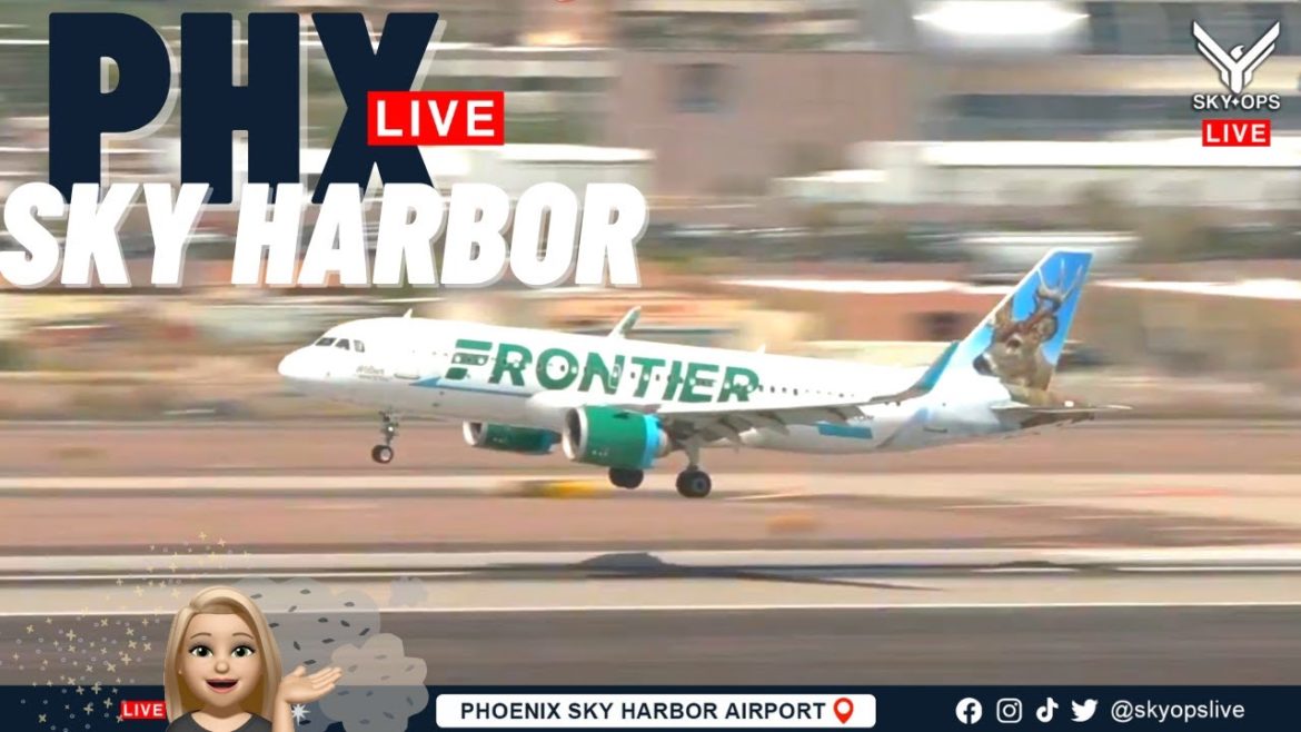 🔴LIVE Plane Spotting from Phoenix Sky Harbor Airport PHX | LIVE Airport, ATC, Planespotting 🔴LIVE Plane Spotting from Phoenix Sky Harbor Airport PHX | LIVE Airport, ATC, Planespotting