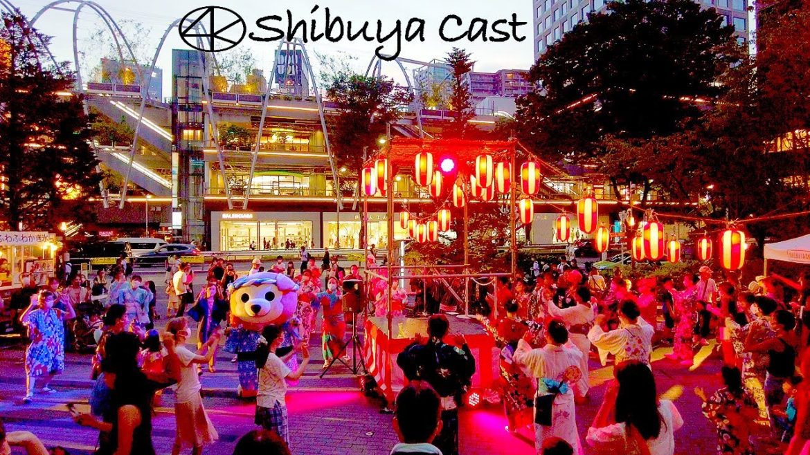 4K 渋谷キャスト盆踊り  2022年8月 東京渋谷 夏祭り