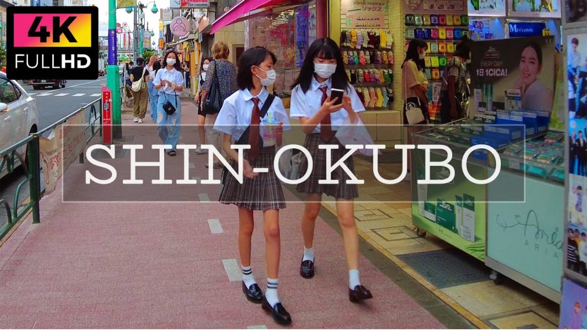 【4K】Take a walk in Shin-Okubo, a Korean town in Tokyo. (Aug. 2022) | 東京のコリアンタウン お盆休みの新大久保を散歩 【4K】Take a walk in Shin-Okubo, a Korean town in Tokyo. (Aug. 2022) | 東京のコリアンタウン お盆休みの新大久保を散歩