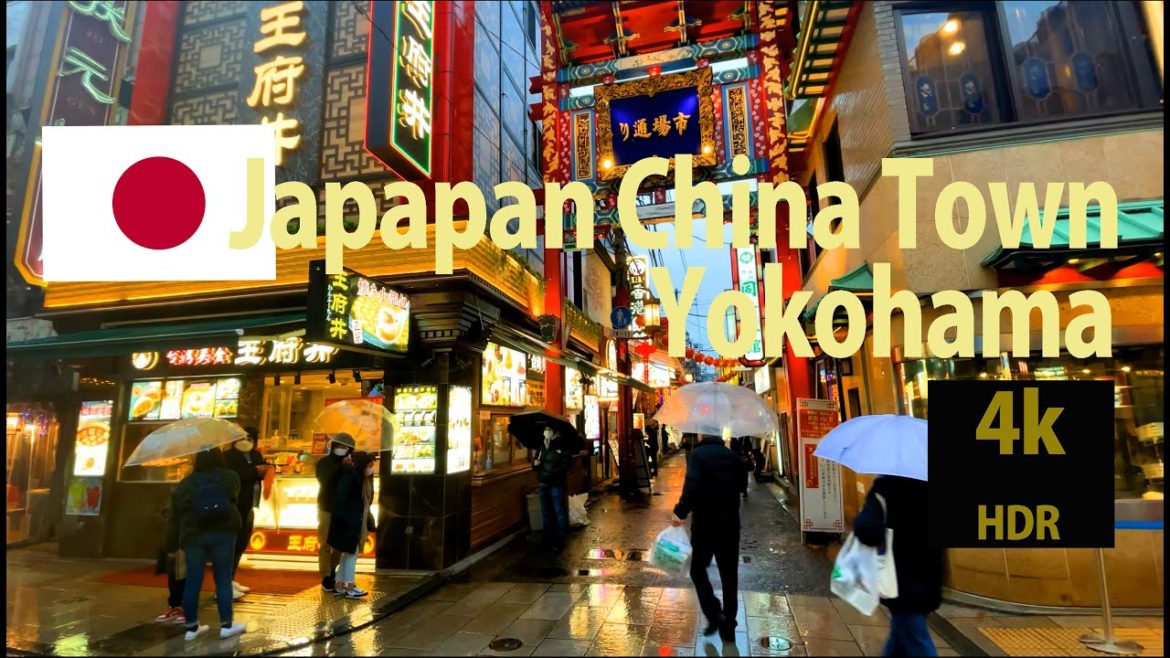 【4K HDR】Chinese New Year China Town  Walking Tour Yokohama 横浜 散歩ウォーキングツアー
