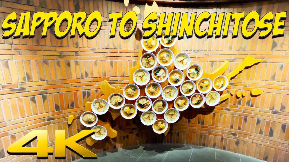 4K JAPAN | SAPPORO to SHINCHITOSE AIRPORT in HOKKAIDO