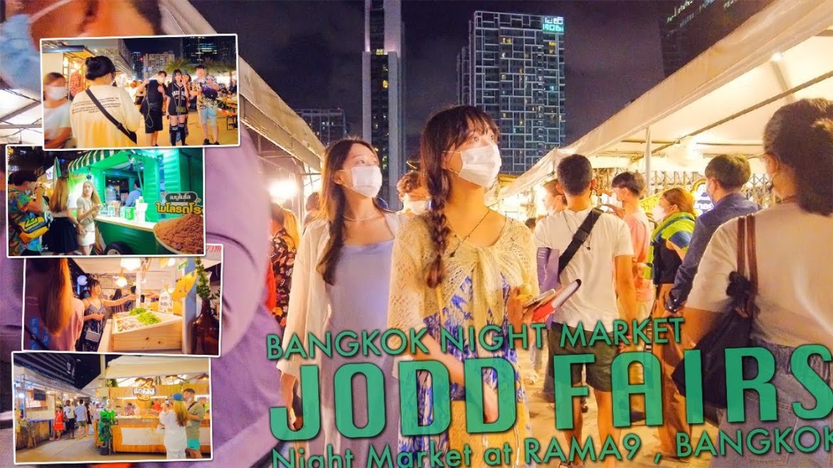 JODD FAIRS Night market at RAMA9 , BANGKOK / Amazing Market! / ตลาดจ๊อดแฟร์