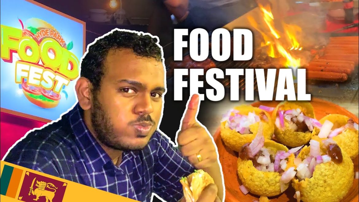Food FESTIVAL, Street Food and Meeting a Famous YouTuber  - Life in Colombo, Sri Lanka