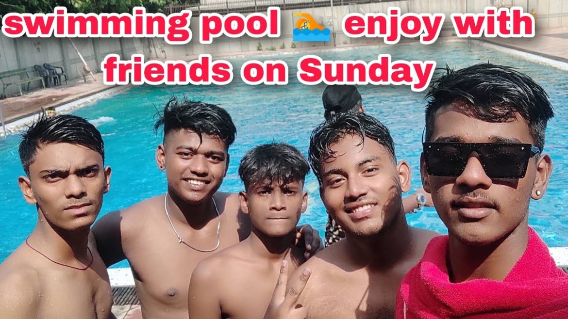 Swiming pool | Full Enjoyment With Friends |Sunday Swimming Masti | @Mr.Nikhil Vlogs #vlogs