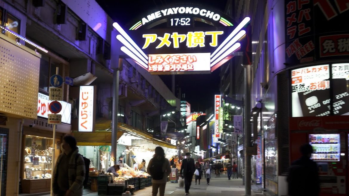 [4K] Ueno 上野 vol.1 - Night (walk tour in TOKYO)