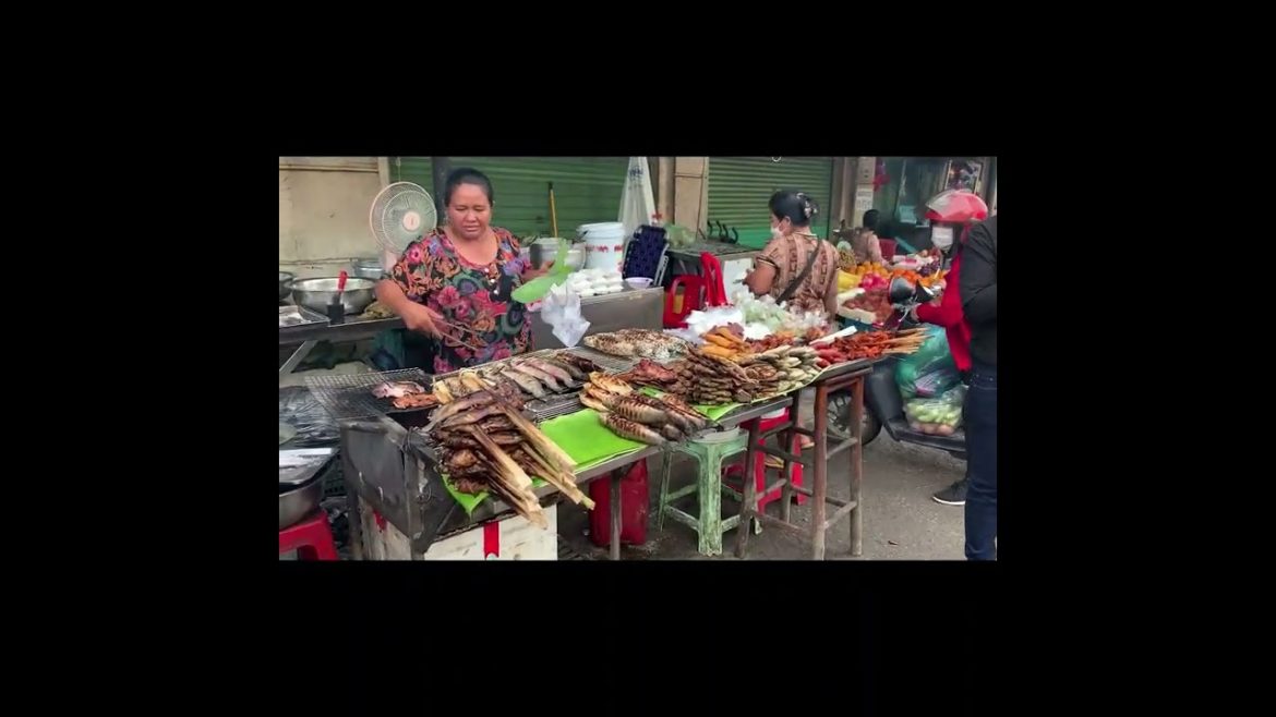 Market tour| Cambodian street food | Eatingdance #short