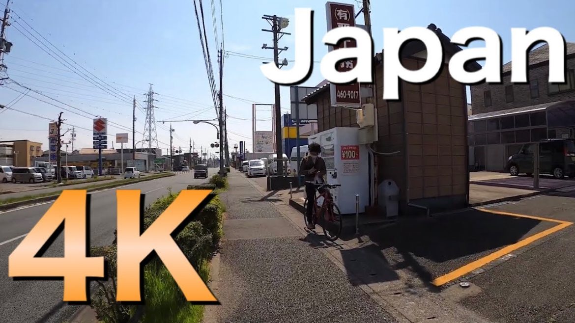 4K walk tour Japan-around HOSOJIMACHO. 2020/04 Go pro HERO8 60fps (Relaxing)