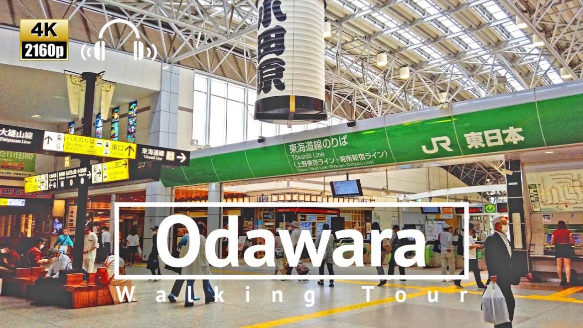 [4K/Binaural] Odawara Walking Tour - Kanagawa Japan