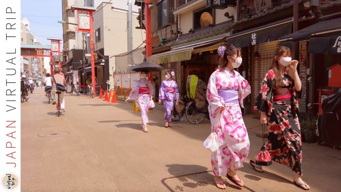 Asakusa Ancient Town Walking Tour - The Famous Temple City In Tokyo | 4K Tokyo Japan (浅草)