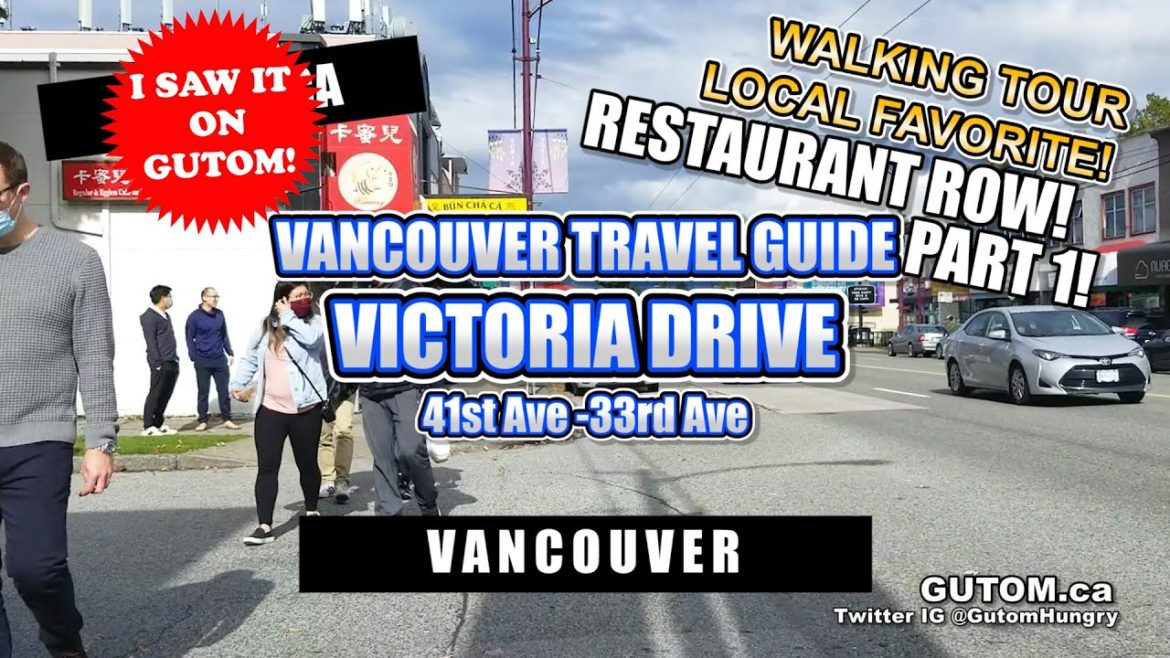 BEST FOODIE STREET! WALKING TOUR VICTORIA DRIVE #WALKAROUND | VANCOUVER FOOD AND TRAVEL GUIDE