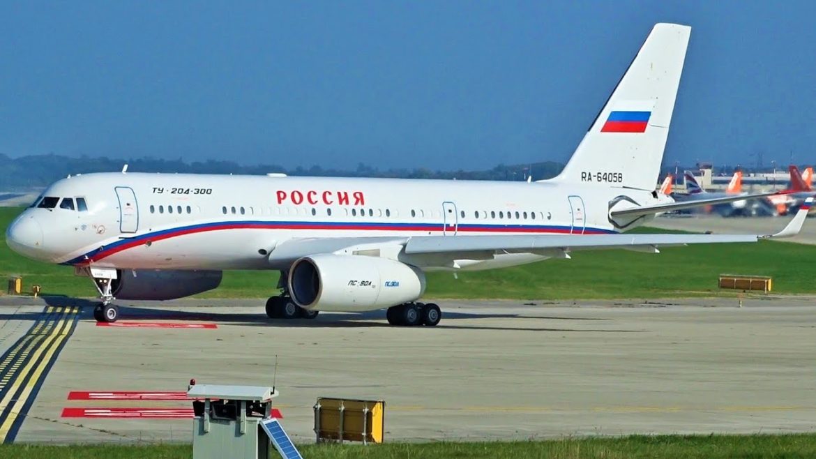 [FullHD] Russia Special Detachment Tupolev 204 landing & takeof at Geneva/GVA/LSGG