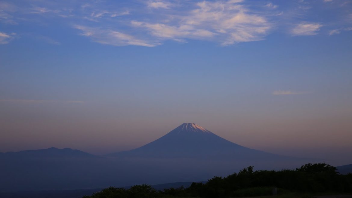 Japan 1minute Travel SHIZUOKA Atami 静岡 熱海（伊豆スカイラインから見た富士山のタイムラプス映像）