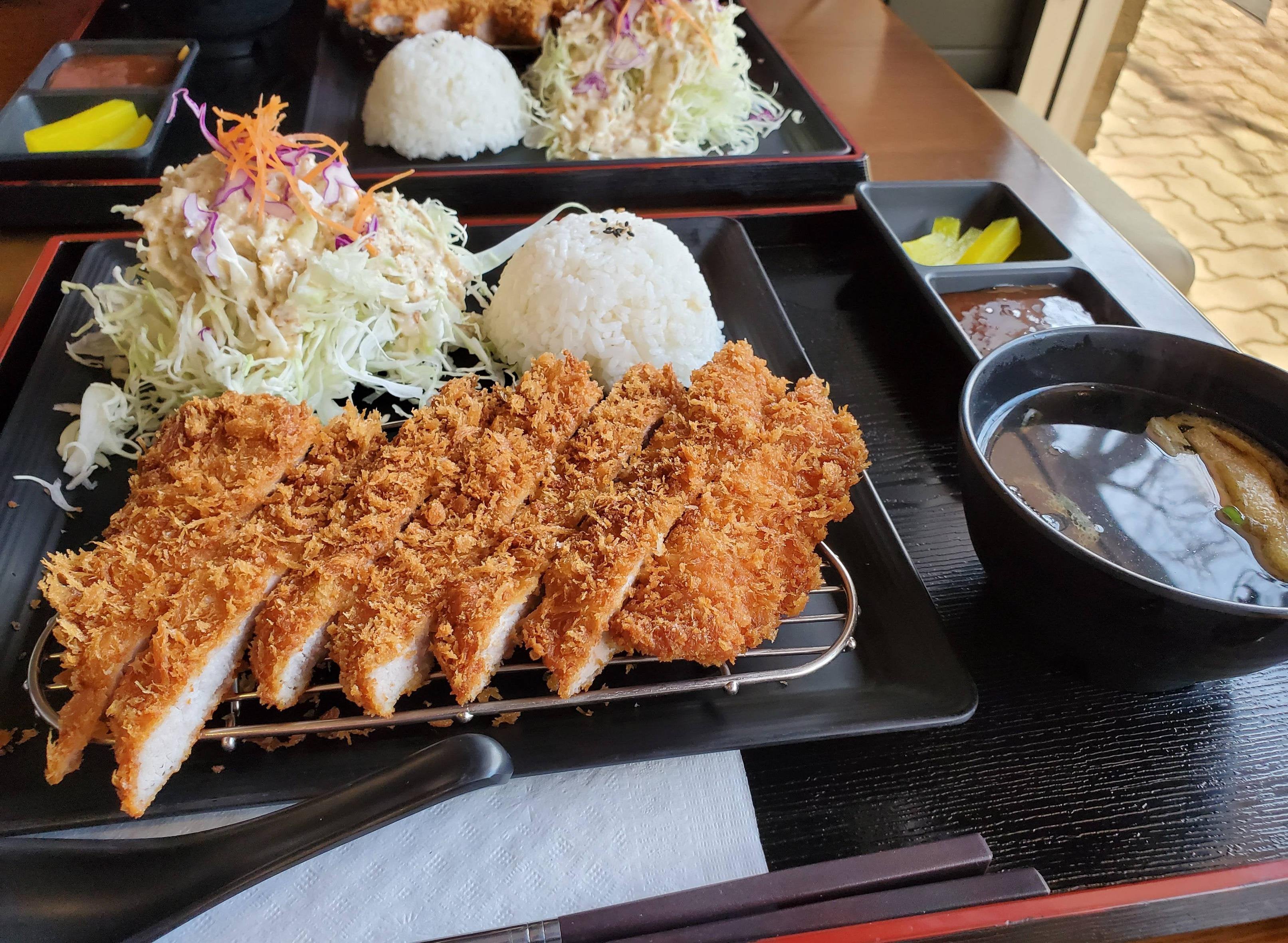 Tonkatsu meal set Alo Japan