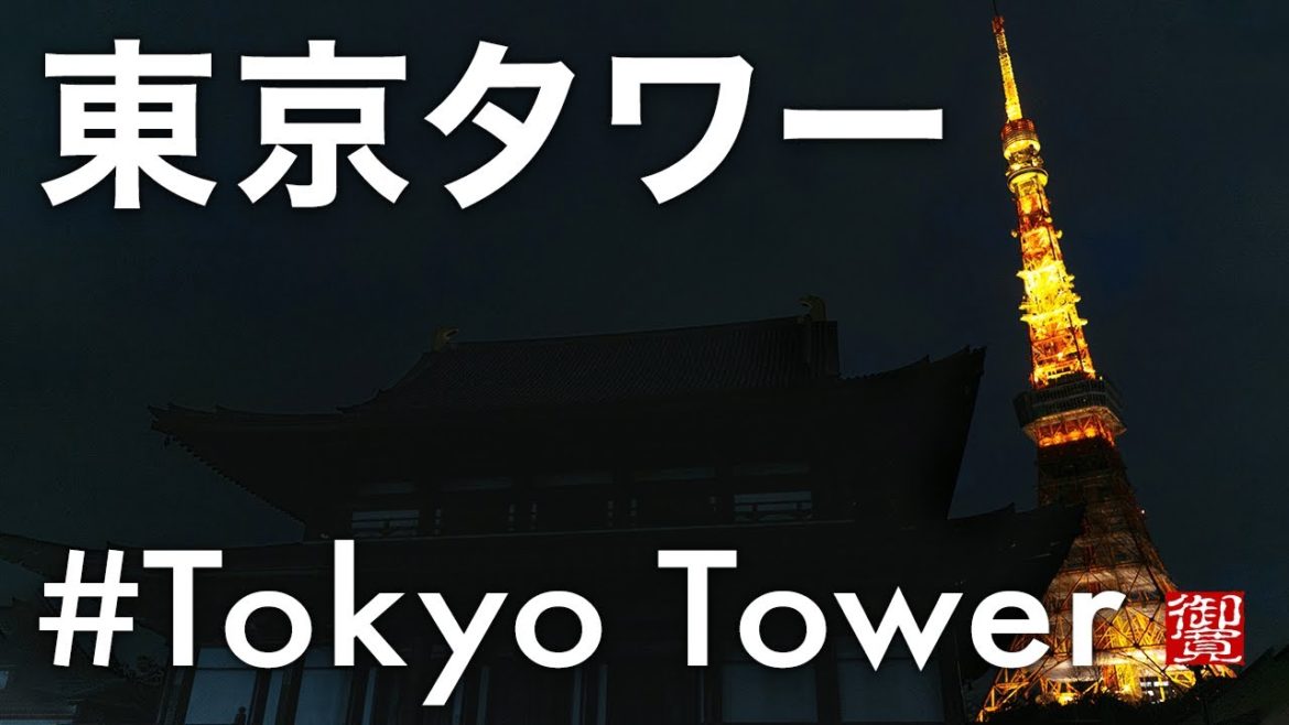 Walking tour of TOKYO Tower  | Zojoji Temple | JAPAN Virtual Trip [4K]