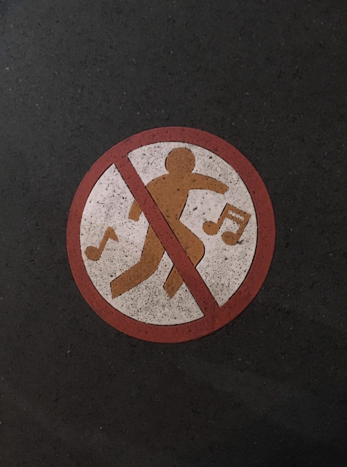 Road marking spotted in Shibuya