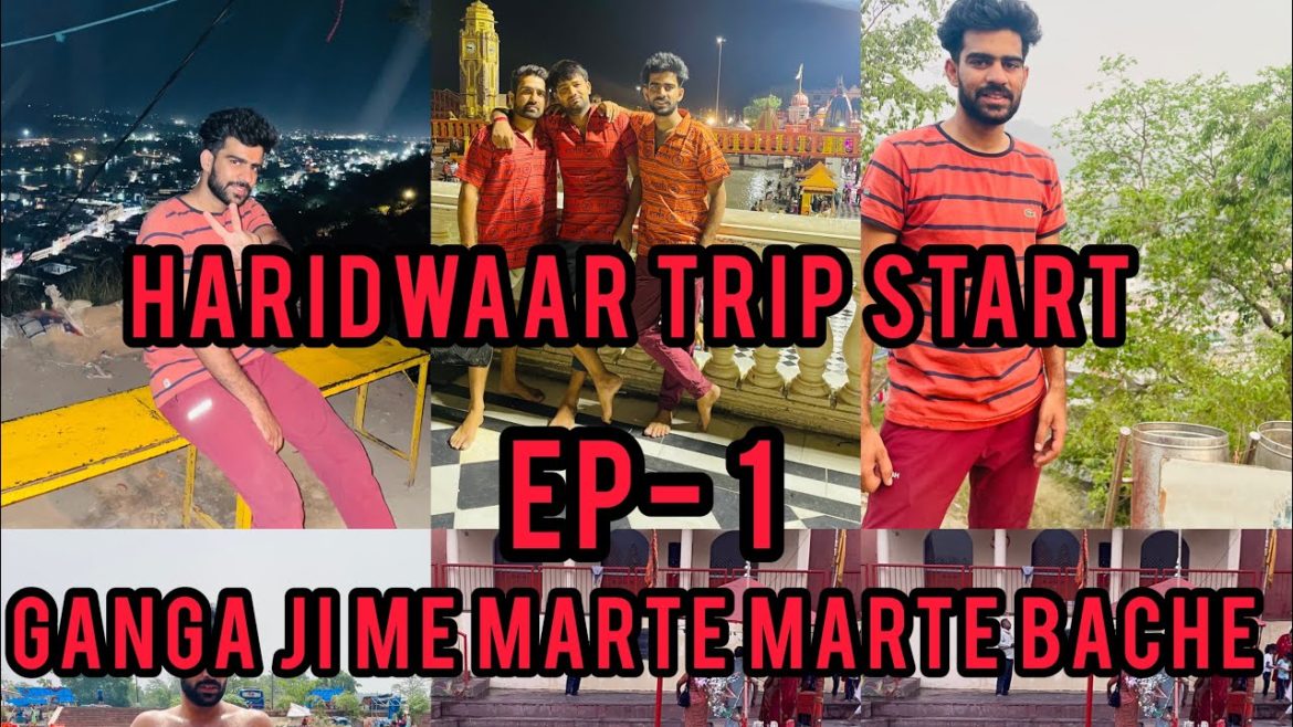 Ganga me Dub jate ! Haridwar tour -1 ! police ne pakd liya 😩! #hero #hf100 #haridwar