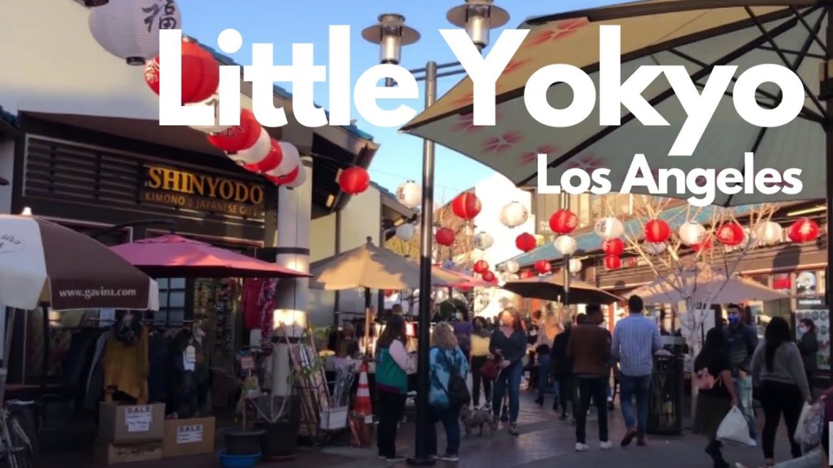 🚶🏻Little Tokyo | Downtown | Los Angeles | California | Walking Tour |🇺🇸USA