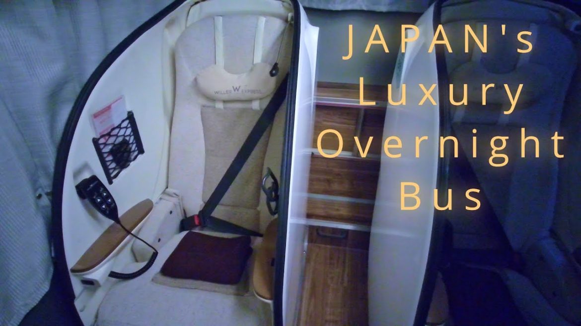 Japan's Overnight Bus｜ Luxurious Sleeper Capsule [ReBorn] Tokyo-Osaka