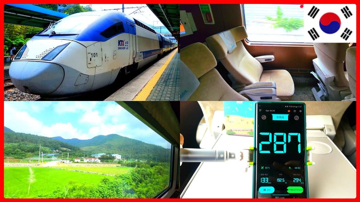 한국의 가장 빠른 기차 KTX-산천 특실 여행 어떤가요? 부산-서울